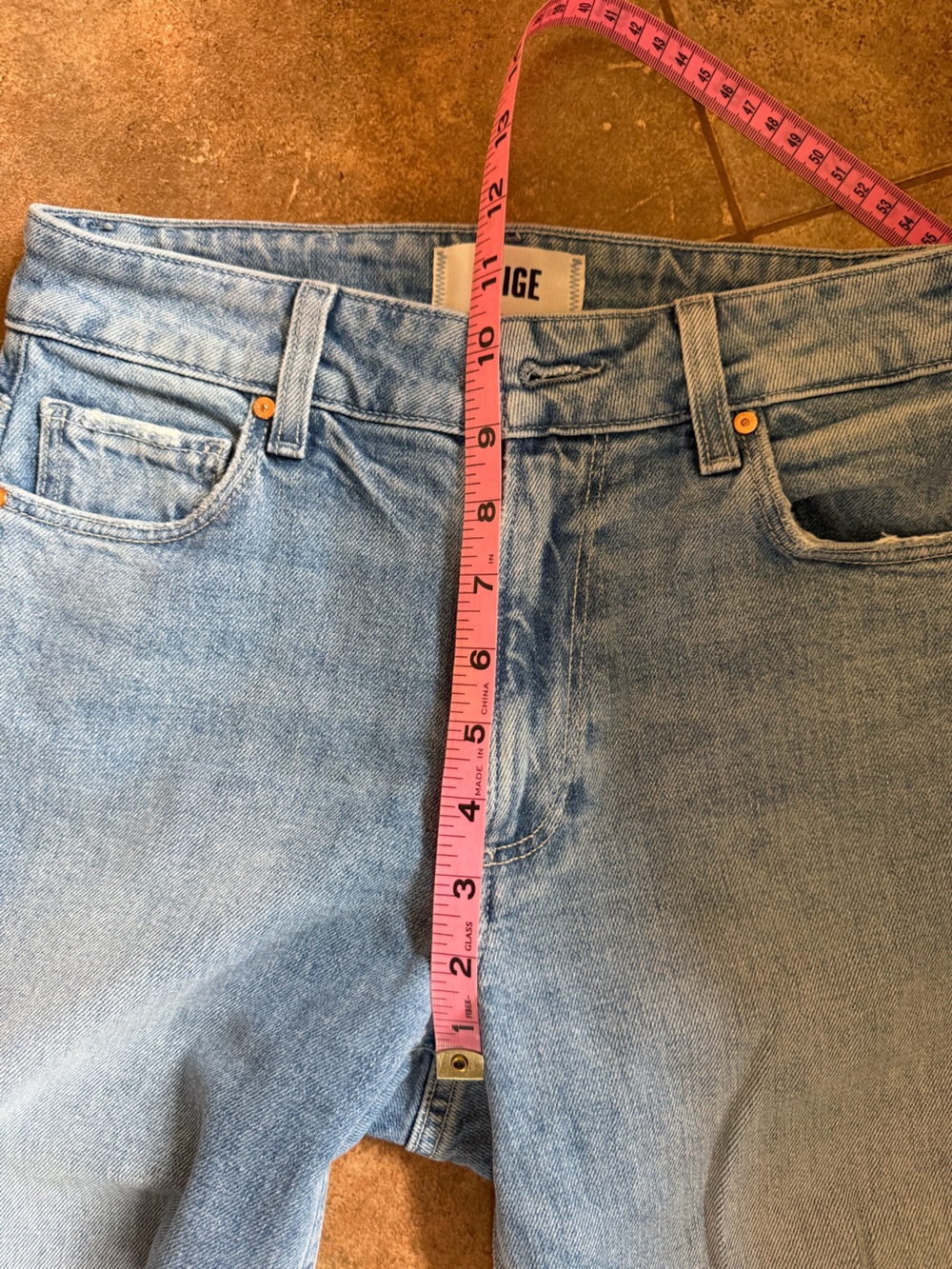 Paige Anessa 31’ Wide-Leg Jeans in Light Blue - Picture 11 of 14